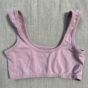 SOLD ARQ wide strap bra in Lilac